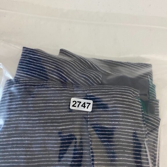 Athleta Striped Bali Linen Ankle Cropped Pants Womens 6 Blue - Picture 8 of 8